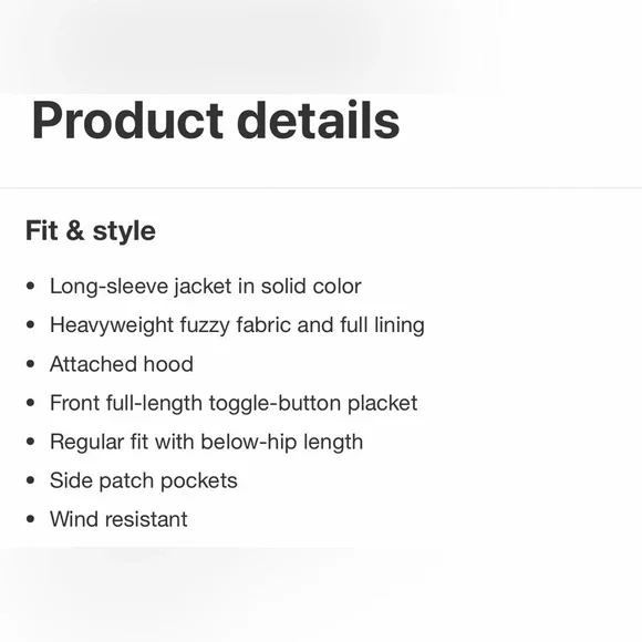 Boys' Solid Jacket With Hood - Cat & Jack™ Navy Blue Size XL - Picture 6 of 9